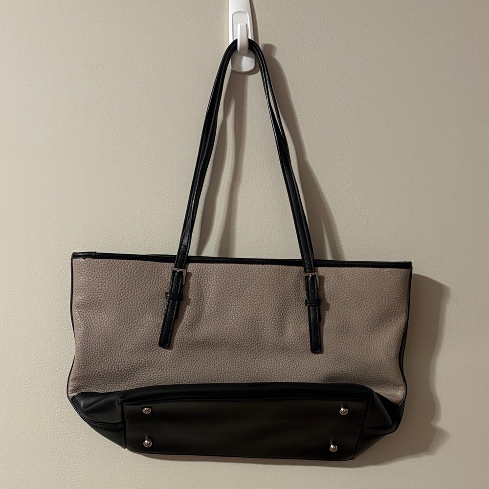 🏡 Nine West Women's Tote Bag - Black & Tan - OS - Picture 8 of 13